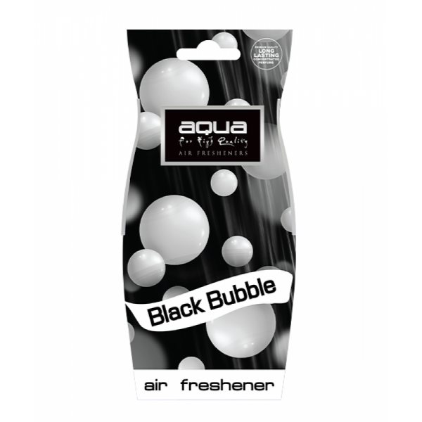Aqua - ΑΡΩΜΑΤΙΚΟ ΑΥΤΟΚΙΝΗΤΟΥ ΚΡΕΜΑΣΤΟ ΜΕ ΑΡΩΜΑ BLACK BUBBLE DROP AQUA - 1 TEM. (10-1006/AQ)