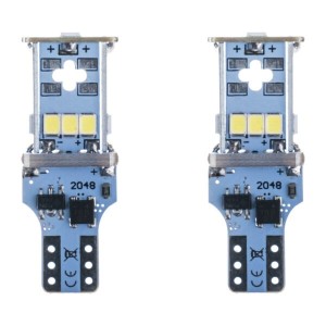 CARTECH ΛΑΜΠΑ LED 2 PCS T15 W16W 12-24V (W2,1X9,5D) 6000K FULL CANBUS