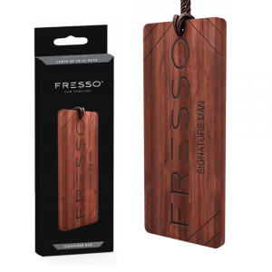 Fresso - Ξύλινο Κρεμαστό Αρωματικό Αυτοκινήτου Signature Man - 1 τεμ. (159860/FRE)