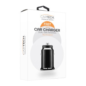 USB CAR CHARGER PD 3.0 & USB FAST CHARGE PREMIUM SERIES SHORT SIZE